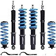 maXpeedingrods Coilover for Audi A6 2012-2018, for Audi A7 Quattro 2012-2018, 24 Levels Damper Adjustable Coilovers Suspension Kit Strut, Height Adjustable T6 Upgraded Lowering Kits Blue