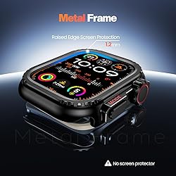 Goton Metal Bumper Case for Apple Watch Series 9 8