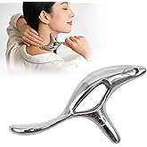 VKSG Zinc Alloy Trigger Point Massage Tool for Deep Tissue Massage& Acupressure Body Gua Sha Tool, Muscle Scraper Neck Massager Fascia Blasterfor Full Body Pain Relief