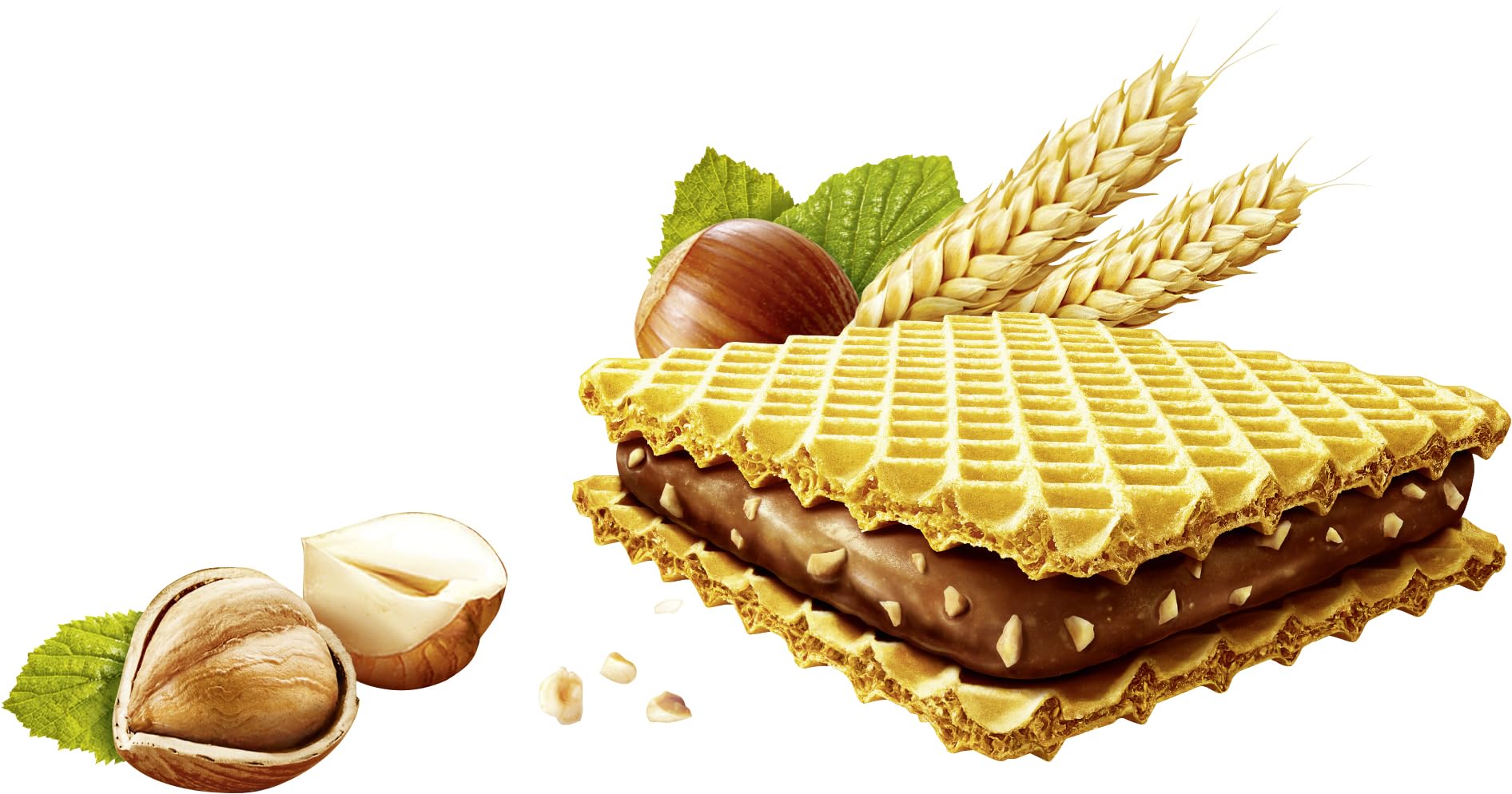 Hanuta Haselnuss-Schnitten – knusprige Waffeln mit zarter Haselnusscreme – Snack für zwischendurch, zum Teilen und Genießen – 1 Großpackung, 10 Stück (220 g) 3