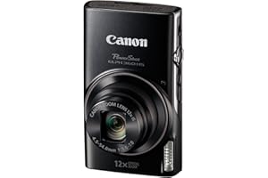Canon PowerShot ELPH 360 Digital Camera w/ 12x Optical Zoom and Image Stabilization - Wi-Fi & NFC Enabled (Black)