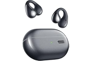 SoundPEATS PearlClip Pro Ear Ultra Open Ear Earbuds Wireless Headphones Bluetooth 6.0 Earphones Clip On Ear Buds with Mic, IPX5 Waterproof, 24 Hrs Play for Running Cycling Fitness