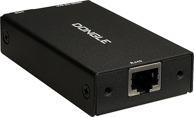 Inter-Tech KT-150D KVM Dongle RJ45 to DVI Converter Adapter