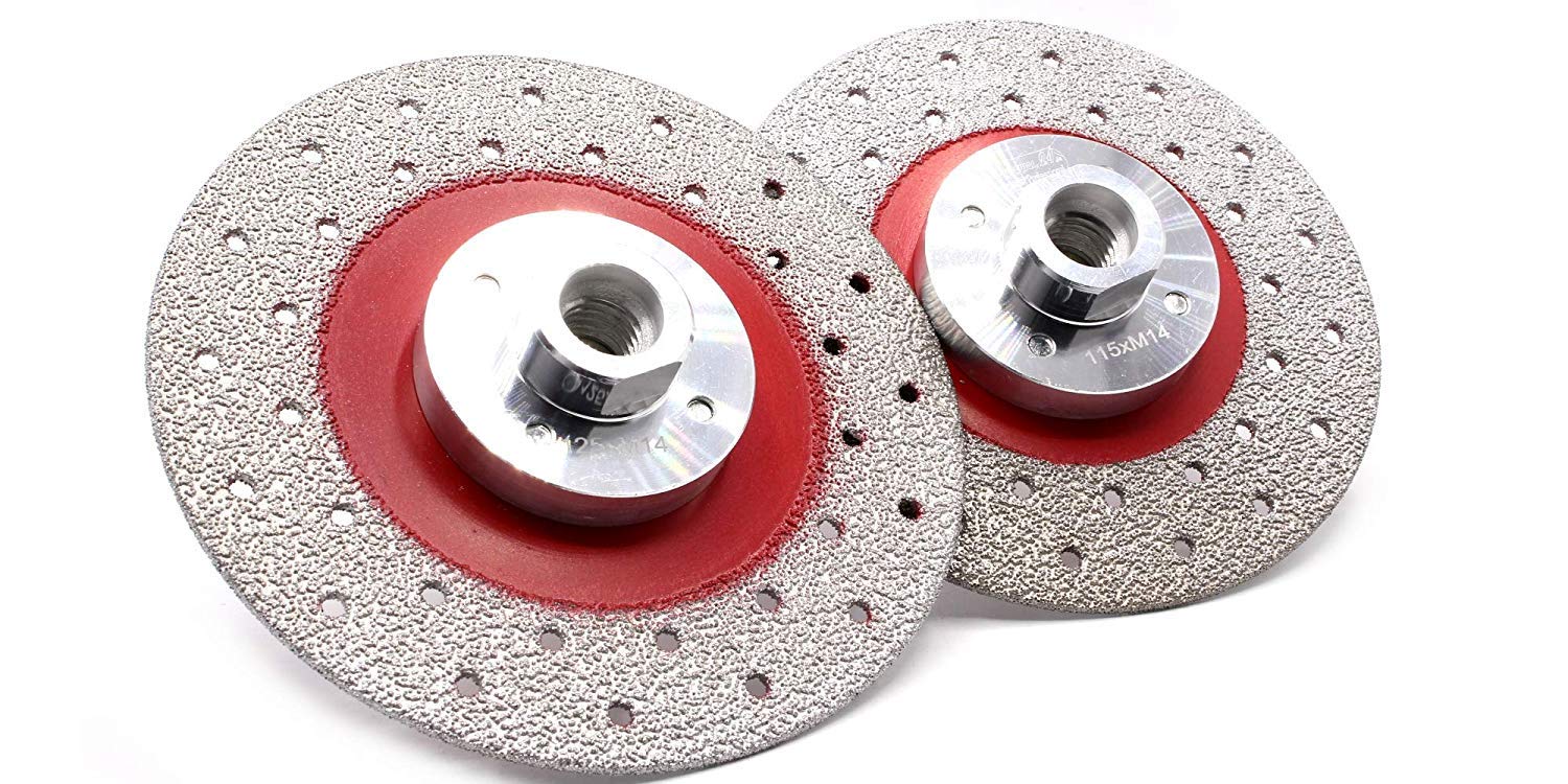 1 x professional diamond disc, diameter 125 mm, M14 porcelain stoneware