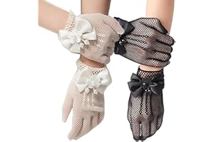 Ever Fairy Wedding Flower Girls Dress Gloves Princess Girls Mittens for Pageant,Tea Party,First Communion