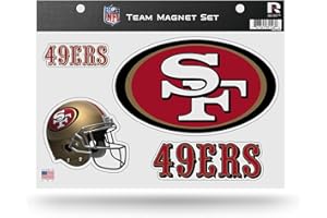 Rico Industries NFL San Francisco 49ers Die Cut Team Magnet Set Sheet