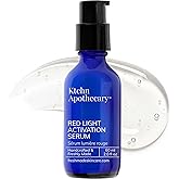 Red Light Therapy Activation Serum for Face & Neck | Amplify Benefits, Reduce Wrinkles, Hydrate, Brighten Skin | 100% Clean Formula with Matcha, Hyaluronic Acid, Orchid Stem Cells | 2x More, 2 Oz Size