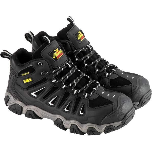 NWT Mens Thorogood Crosstrex Mid Waterproof Composite Toed Black Boots Sz 11.5 W Thorogood Crosstrex 6 main image 2