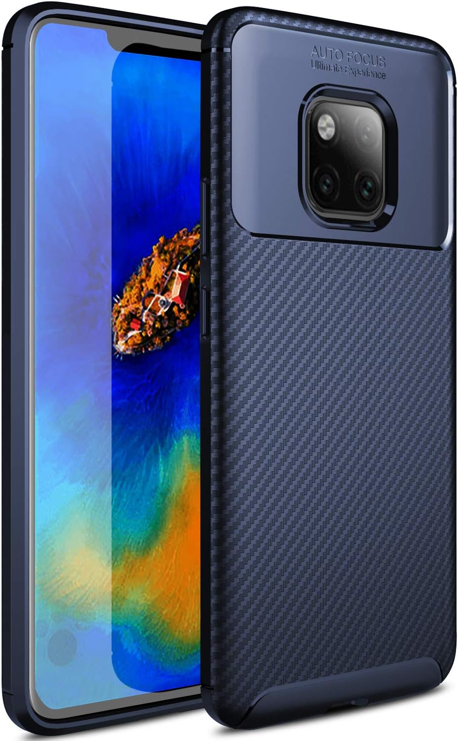 YockTec Huawei mate 20 Pro Case, [Scratch Resistant] Ultra-thin Super Lightweight Premium PC Hard Protective Cover Case for Huawei mate 20 Pro Phone(Blue)