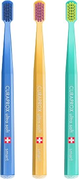Curaprox CS Smart Toothbrush - Compact Head for Kids & Adults - 3-Pack view 1