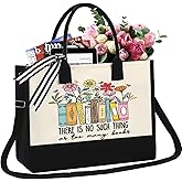 GemsLives Canvas Tote Bag Gifts for Book Lovers,Book Lovers Gifts - Birthdays Tote Bag for Book Lovers, Librarians, and Readers - Perfect for Bookish Gifts