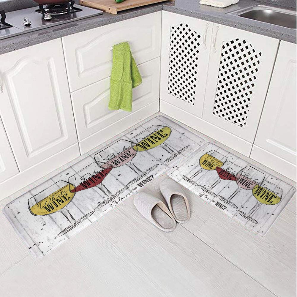 Best Floral Anti Fatigue Kitchen Mat