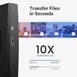 UGREEN 2.5 Inch USB C Enclosure 6Gbps SATA SSD/HDD Case UASP 10TB Support view 2