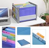 MerryNine Suspension Files 15PCS Polypropylene with Tabs Card Inserts A4 Blue view 6