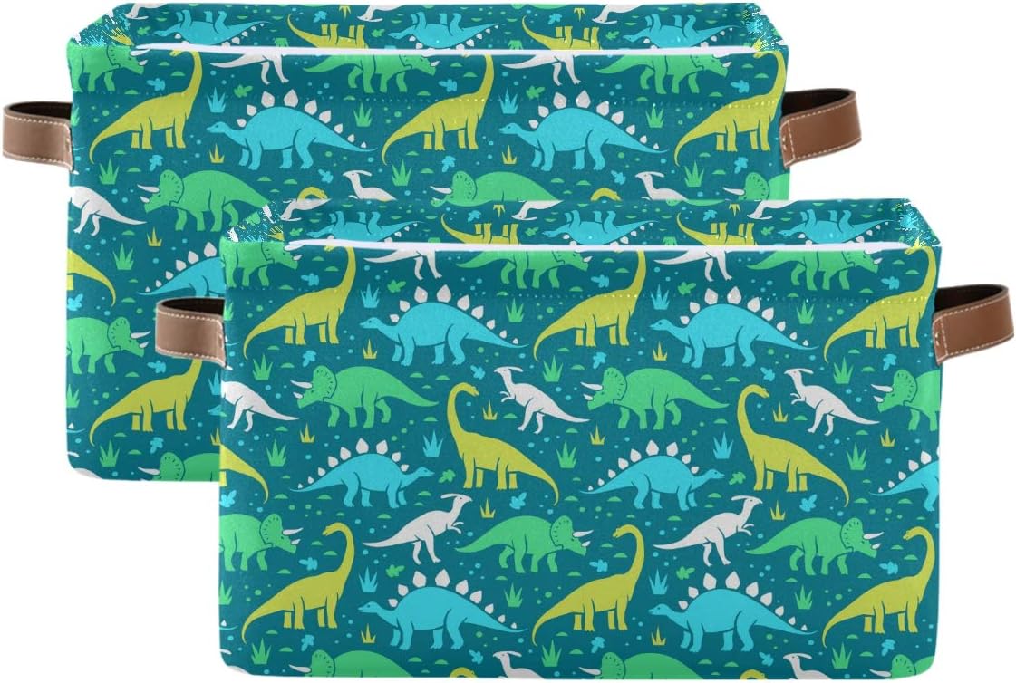 dinosaur canvas storage box