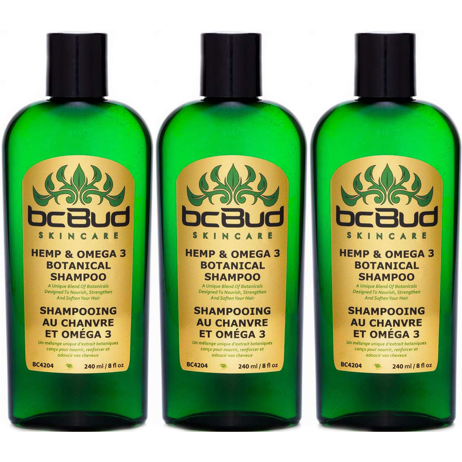 Hemp & Omega 3 Botanical Shampoo, Sulfate Free, SLS Free