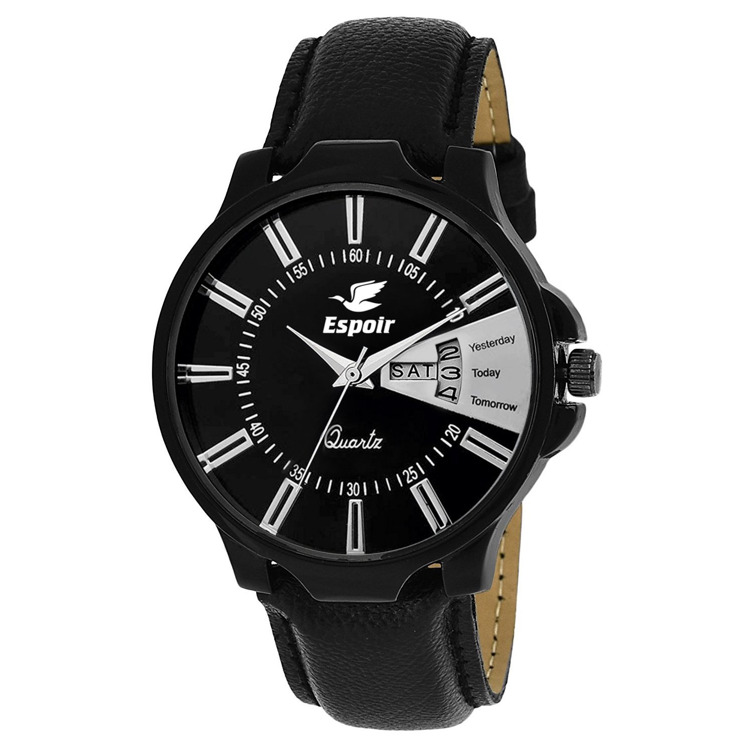 espoir analogue black dial boy's and men's watch- ryan0507