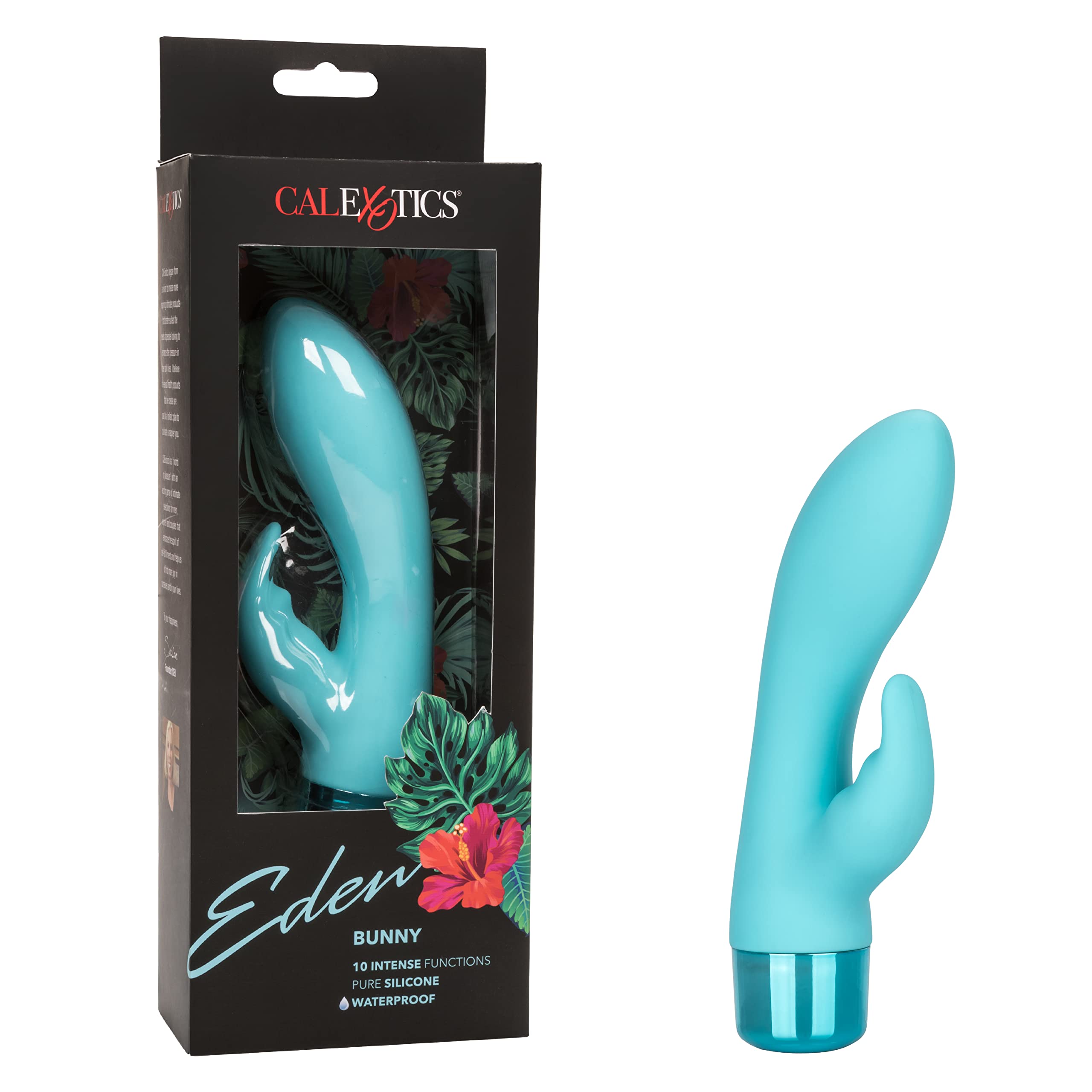 Eden Bunny Vibrator 10 Function Waterproof, Blue