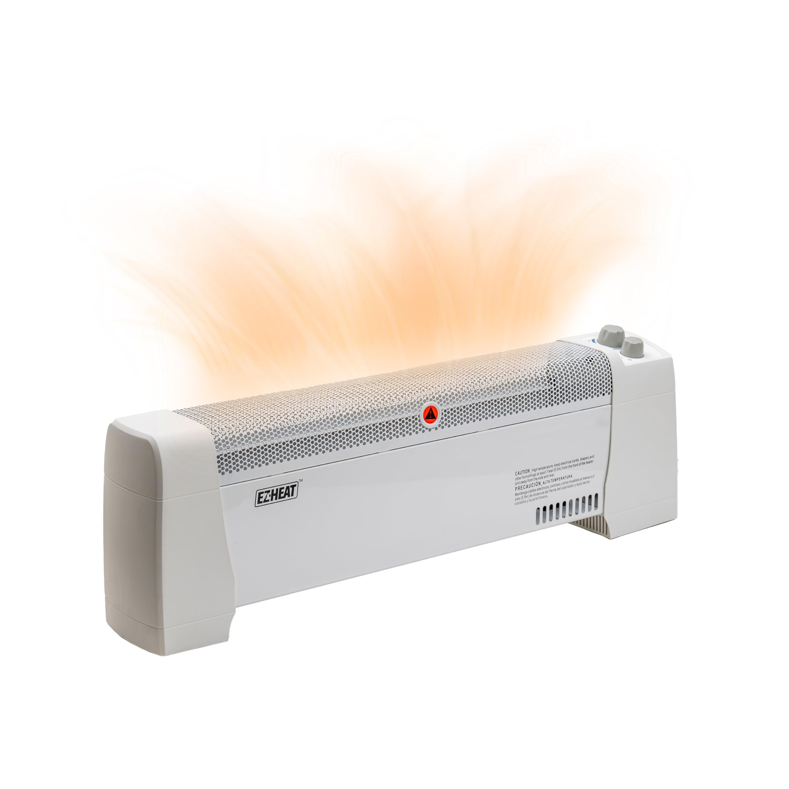 Photo 1 of ***It has a small dip in the front part**EZ-HEAT 1,500 Watt Baseboard Space Heater with Adjustable Thermostat, Dent-Proof End Panels, Overheat Protection, Tip-Over Switch, & Stay-Cool Body, CZ600