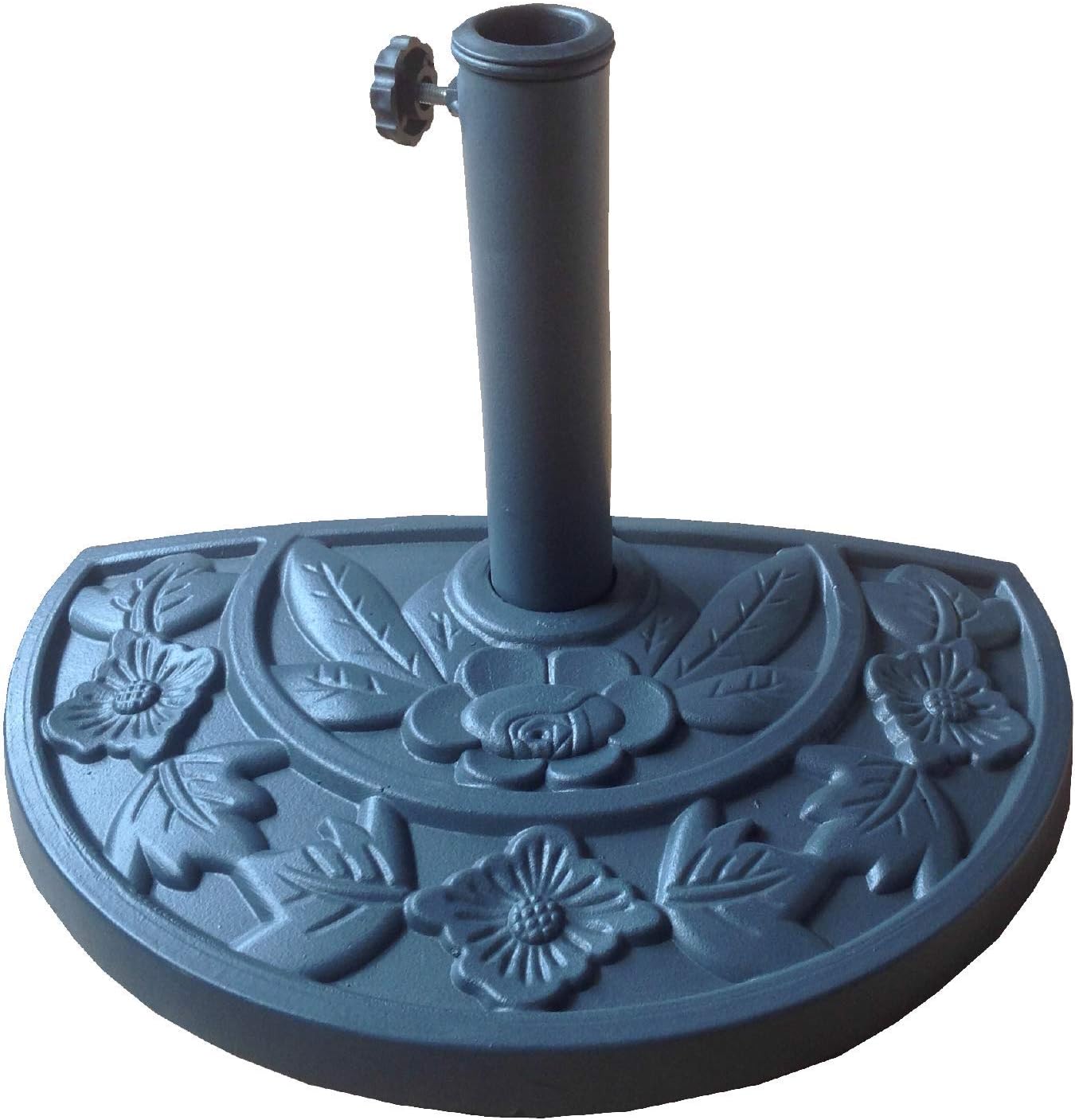 Patio Umbrella Base Stand Solid Weight For Outdoor Market Umbrellas Holder Heavy Duty Rust Free Weather Resistant Garden Outdoor Parasol Anchor 10kg Black Amazon Ca Home Kitchen