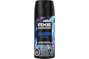 AXE Fine Fragrance Collection Premium Body Spray for Men, Blue Lavender deodorant, with 72H odour protection and freshness, i