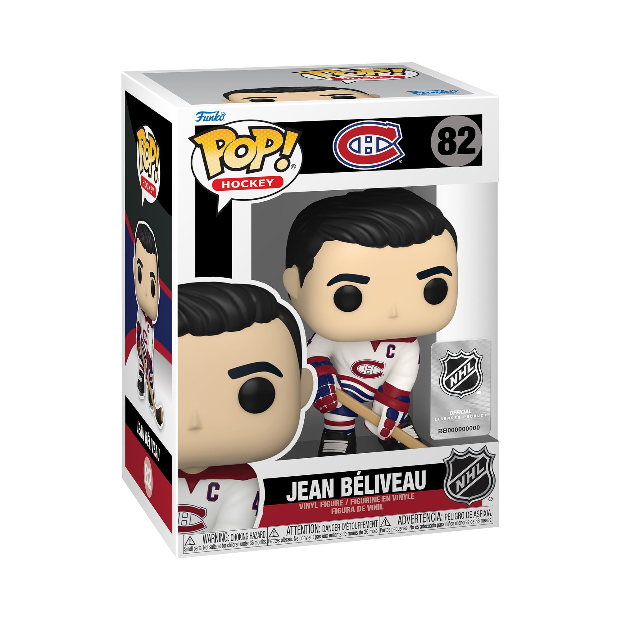 Funko POP! NHL: Legends-Jean BeliveauBeliveau - (Canadiens) - NHLAA - Retired Players - Collectable Vinyl Figure - Gift Idea - Official Merchandise - Toys for Kids & Adults - Sports Fans