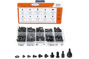 Nivithi 400PCS Computer Screws Kit,Motherboard Screws,PC Screws,Motherboard Standoffs,PC Case Screws,Motherboard Standoffs an