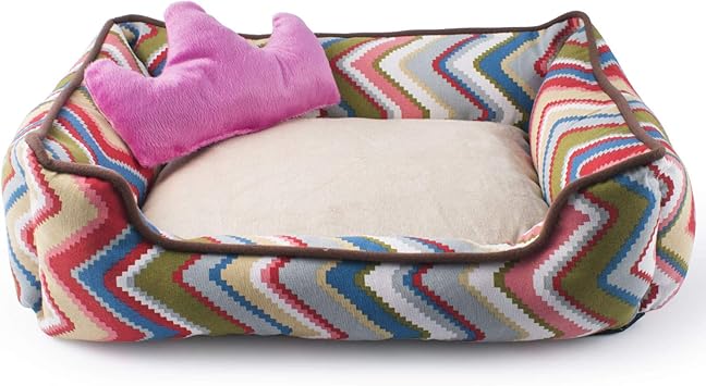Amazon Com Petper Pet Self Warming Bed Dog Sofa Bed Brown Color