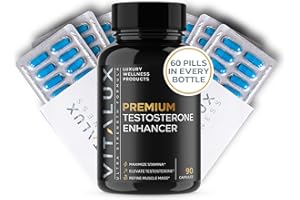 EPN SUPPLEMENTS VITALUX || Male Enhancing Supplement Erection & Testosterone Pills || Fast Acting Blood-Flow, Muscle Growth & Stamina | Ultra Dosed Formula w/ 9 Powerful Ingredients | 1 Month Supply