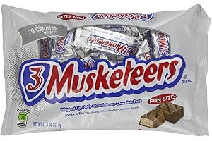 3 Musketeers Candy Bars, Fun Size, 11 oz