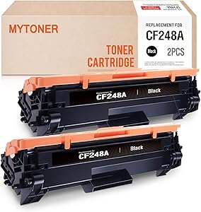 MYTONER Compatible Toner Cartridge Replacement for HP 48A CF248A M15w M29w M31w Printer Ink(Black, 2-Pack)