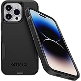OtterBox iPhone 14 Pro Max (ONLY) Commuter Series Case - Black, Slim & Tough, Pocket-Friendly, with Port Protection