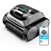 WYBOT C1 Cordless Robotic Pool Vacuum for Inground Pools, Professional | 4-in-1 Robotic Pool Cleaner for Above Ground Pool, 160 Mins Runtime, APP Countrol, Smart Navigation with Powerful Suction