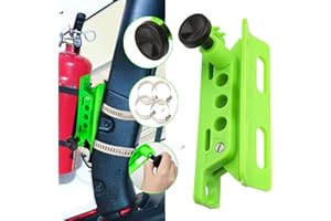 SZLYYDS Universal Roll Bar Fire Extinguisher Mount Holder Aluminum Adjustable Quick Release Vehicle Fire Extinguisher Bracket for Jeep Wrangler TJ JK JKU JL UTV Polaris RZR Ranger Camper Van