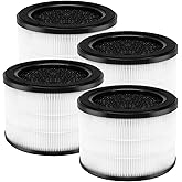 Membrane Solutions Filter Replacement - 4 Pack Compatible with MSB5 Air Purifier