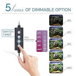 hygger Advanced LED Aquarium Light with Timer, 24/7