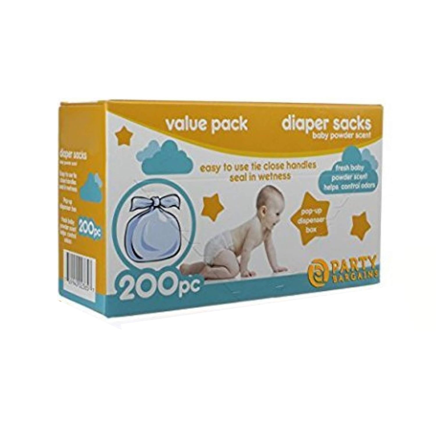 Party Bargains Windel Entsorgung Taschen Diaper Bag Babywindeln Tasche Baby Bag Windelbeutel 200 Stuck Amazon De Baby