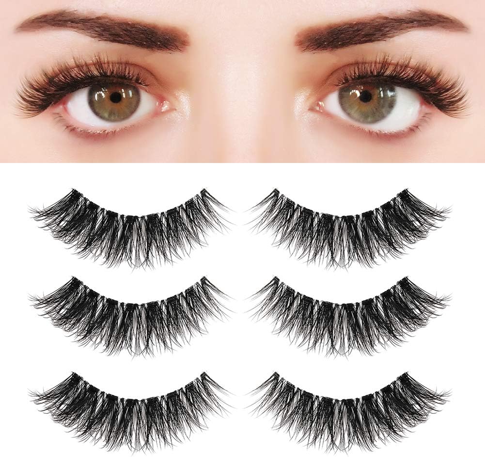 BEPHOLAN 3 Pairs Halloween Collection 5D Multi-layered Faux Mink Lashes| Fluffy Volume False Eyelashes| Natural Look| 3D Layered Effect| Reusable| 100% Handmade & Cruelty-Free| Easy to Apply| XMZ92