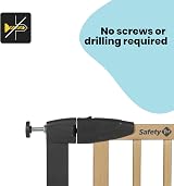 Safety 1st Simply Close Wood and Metal Baby Gate 73–80 cm No Drill view 3