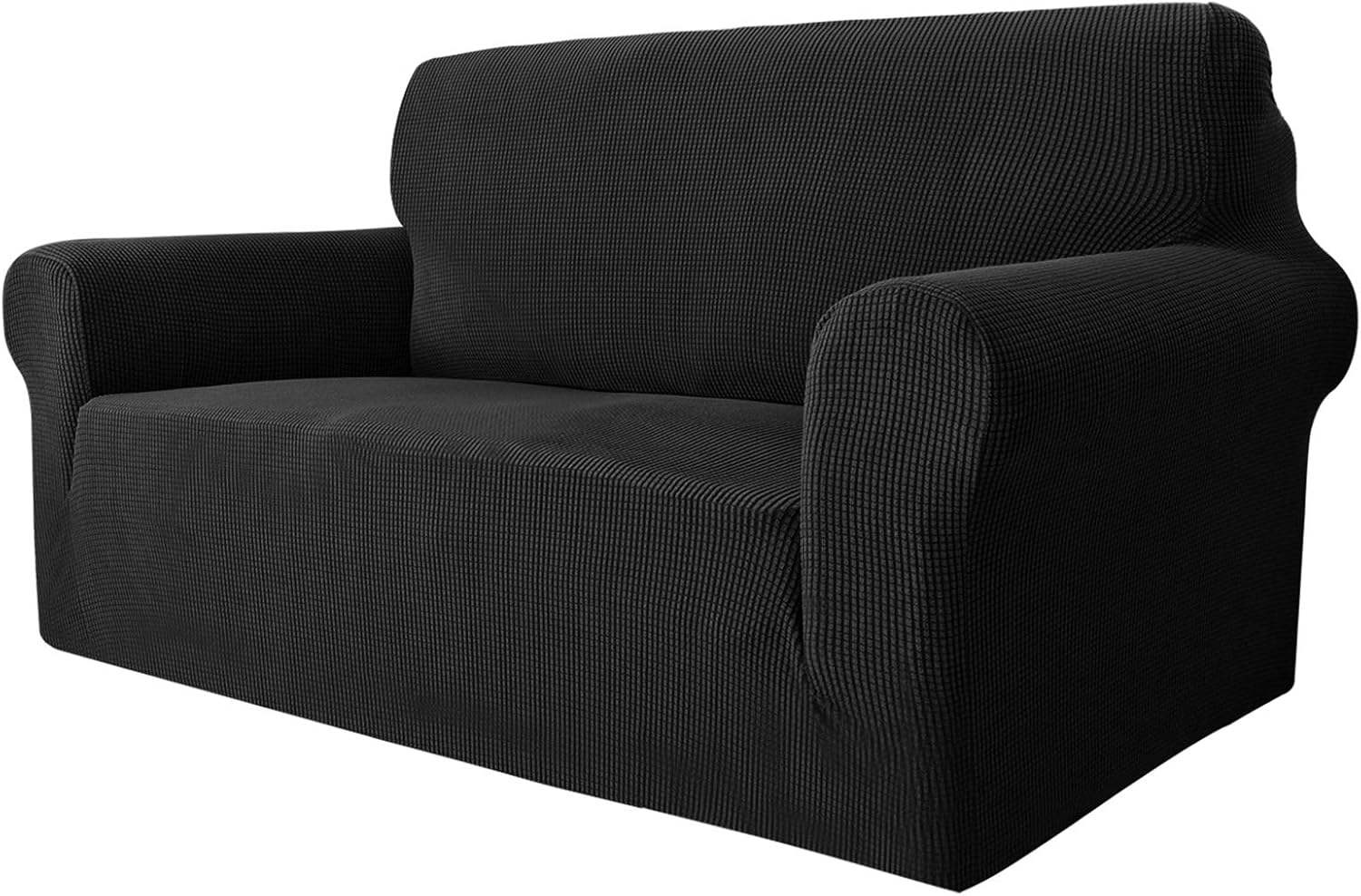 MAXIJIN Super Stretch Couch Cover for 2 Cushion Couch, 1Piece
