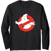 Ghostbusters Original No Ghost Logo Funny Retro Movie Long Sleeve T-Shirt