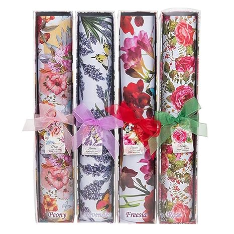 6 Large Fragrant Garden Drawer Liners 420x585mm Softly Scented