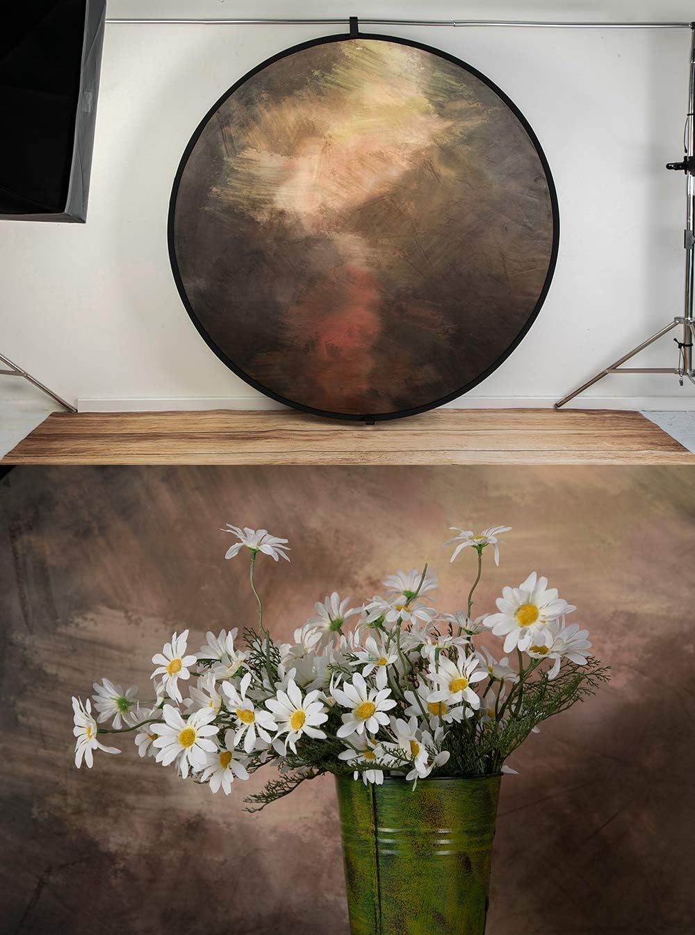 Kate Backdrop 5x5ft/1.5×1.5m Collapsible Backdrop Retro Brown Double ...