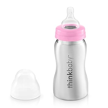 stainless steel baby bottle set
