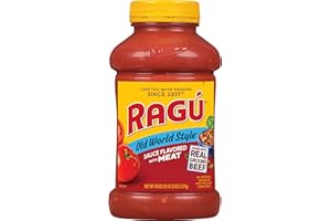 RAGÚ Ragu Old World Style Sauce Flavored with Meat, Made with Olive Oil, Perfect for Italian Style Meals at Home, 45 OZ