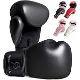 SAEEPABUL Boxing Gloves for Men &amp; Women, Beginner Kickboxing, 8-16oz