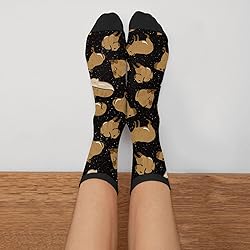 Jinjinkiang Brown Cartoon Capybara Star Unisex