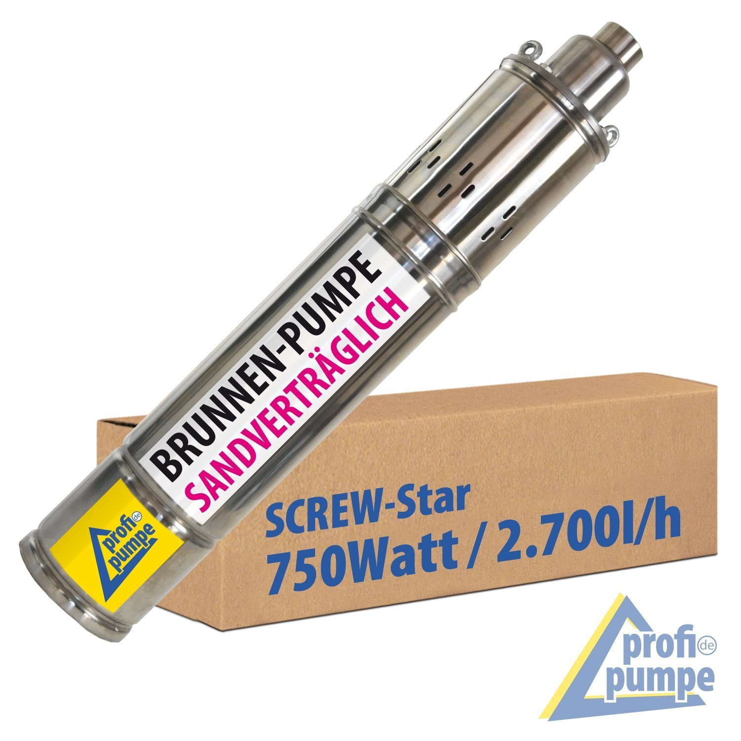 AMUR Screw-Star 750-4 4 Zoll Schraubenpumpe Test - AMUR Brunnenpumpe im Vergleich