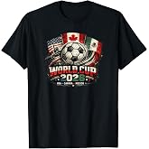 Soccer Football - World Cup 2026 USA Canada Mexico America T-Shirt