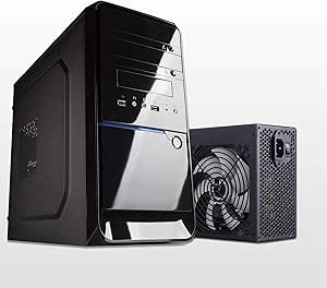 Hiditec CHA010011 Carcasa de Ordenador Micro-Tower Negro 500 ...